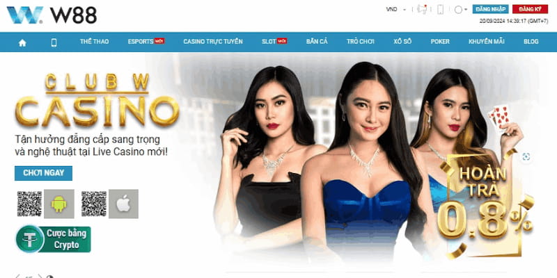 Giao diện và trải nghiệm người dùng tại W88