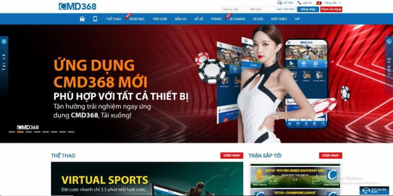 Hướng dẫn đăng ký tài khoản CMD368 tại 1gom